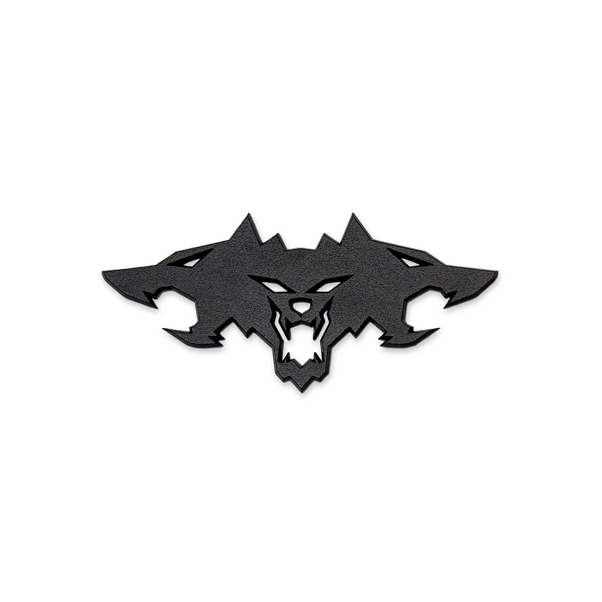 3-Headed Cerberus Badge | Embossed Metal Rear Trunk Badging