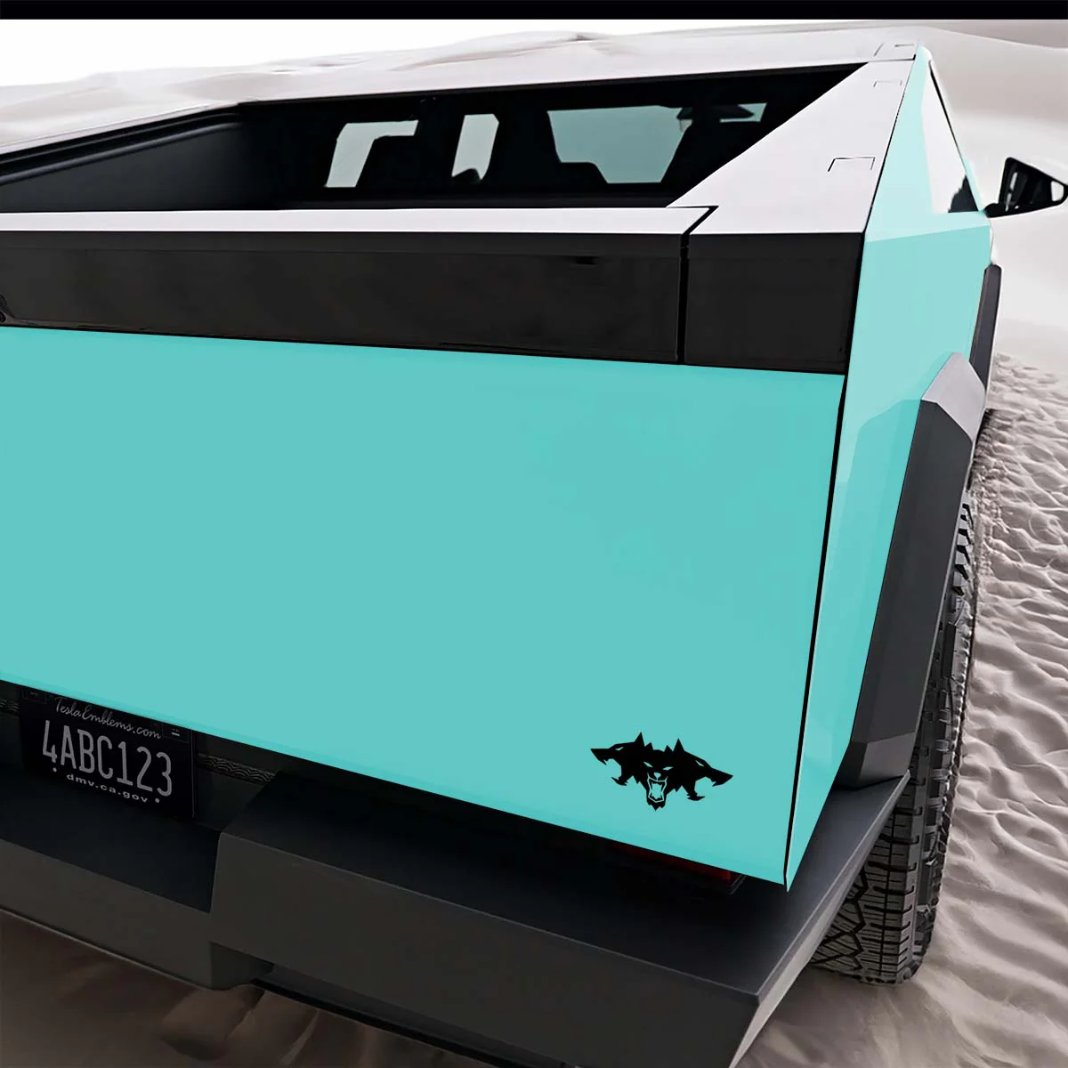 3-Headed Cerberus - Cyberbeast Tesla Logo Decals - Image 5