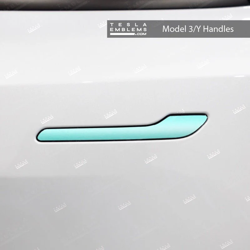 3M Satin Key West Tesla Door Handle Decals (4pcs)