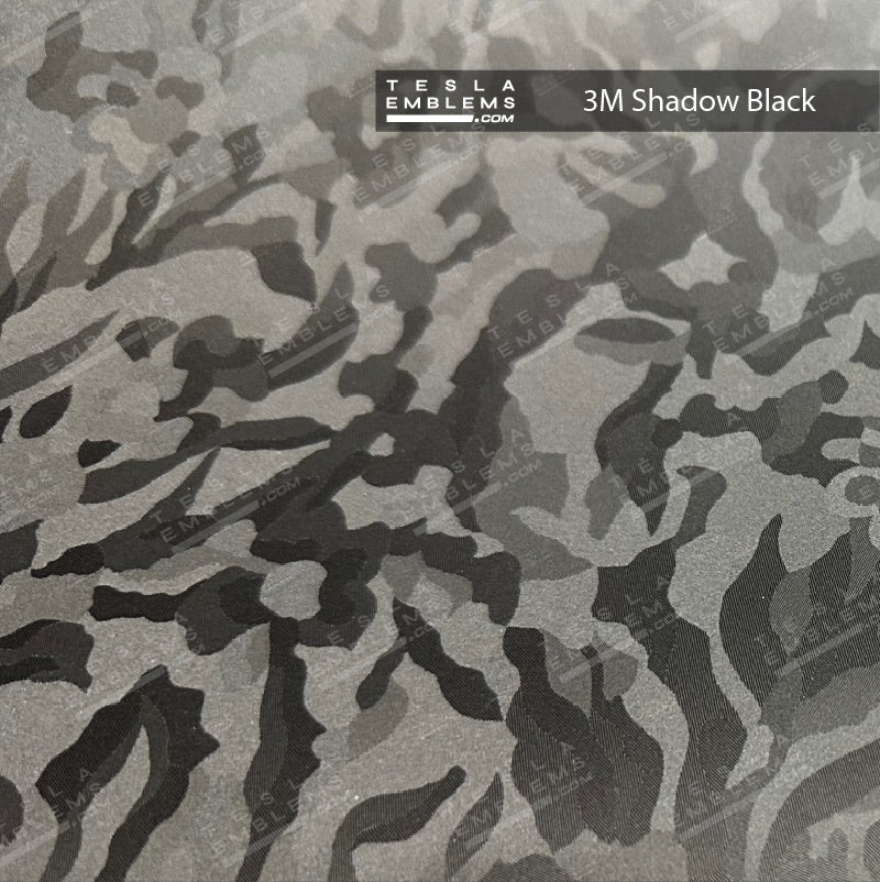 3M Shadow Black Camo Tesla Autopilot Camera Side Marker Decals (2pcs) - Image 3