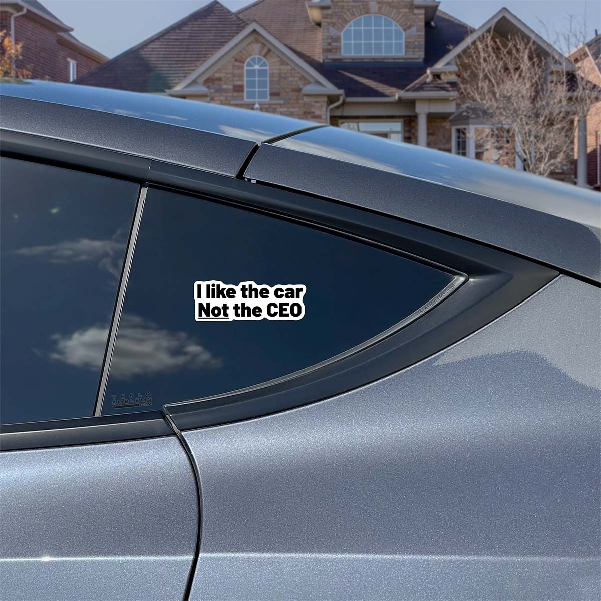 I Like The Car Not The CEO Vinyl Decal Sticker - Image 4