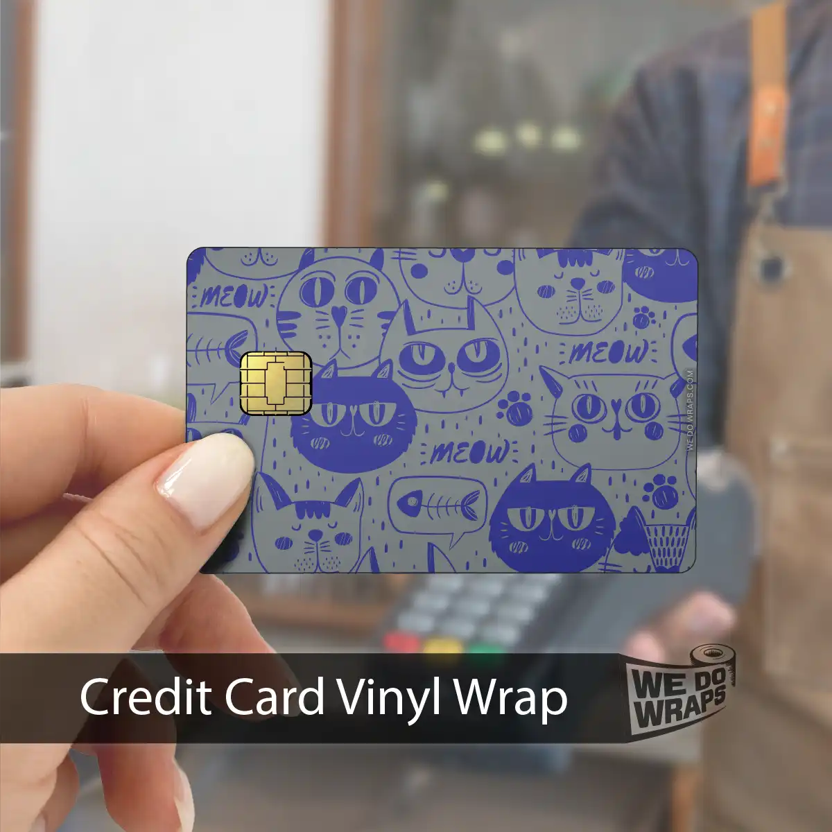 Blue Cats | NFC Key Card Wrap - Image 5