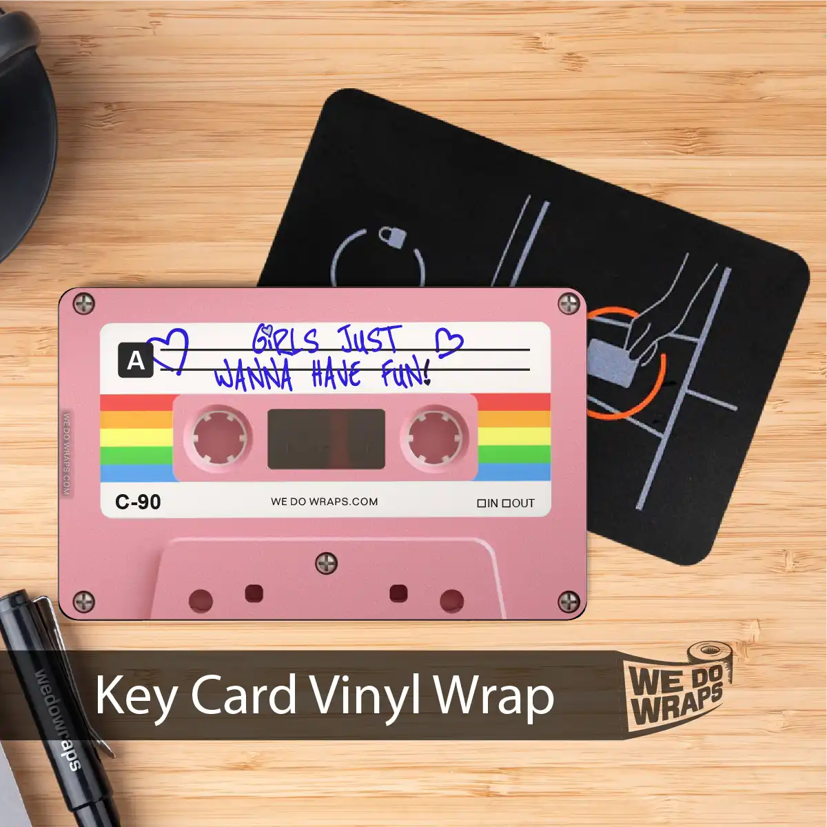 Girls Mix Tape | NFC Key Card Wrap