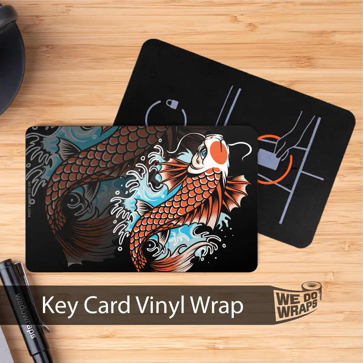 Koi Tattoo Art | NFC Key Card Wrap - Image 3