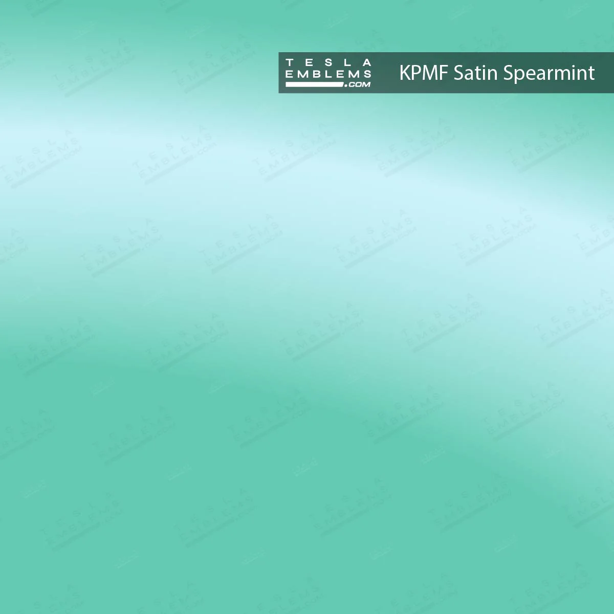 KPMF Satin Spearmint | Tesla Center Console Wrap Kit | Model 3 '24-26 Refresh - Image 2