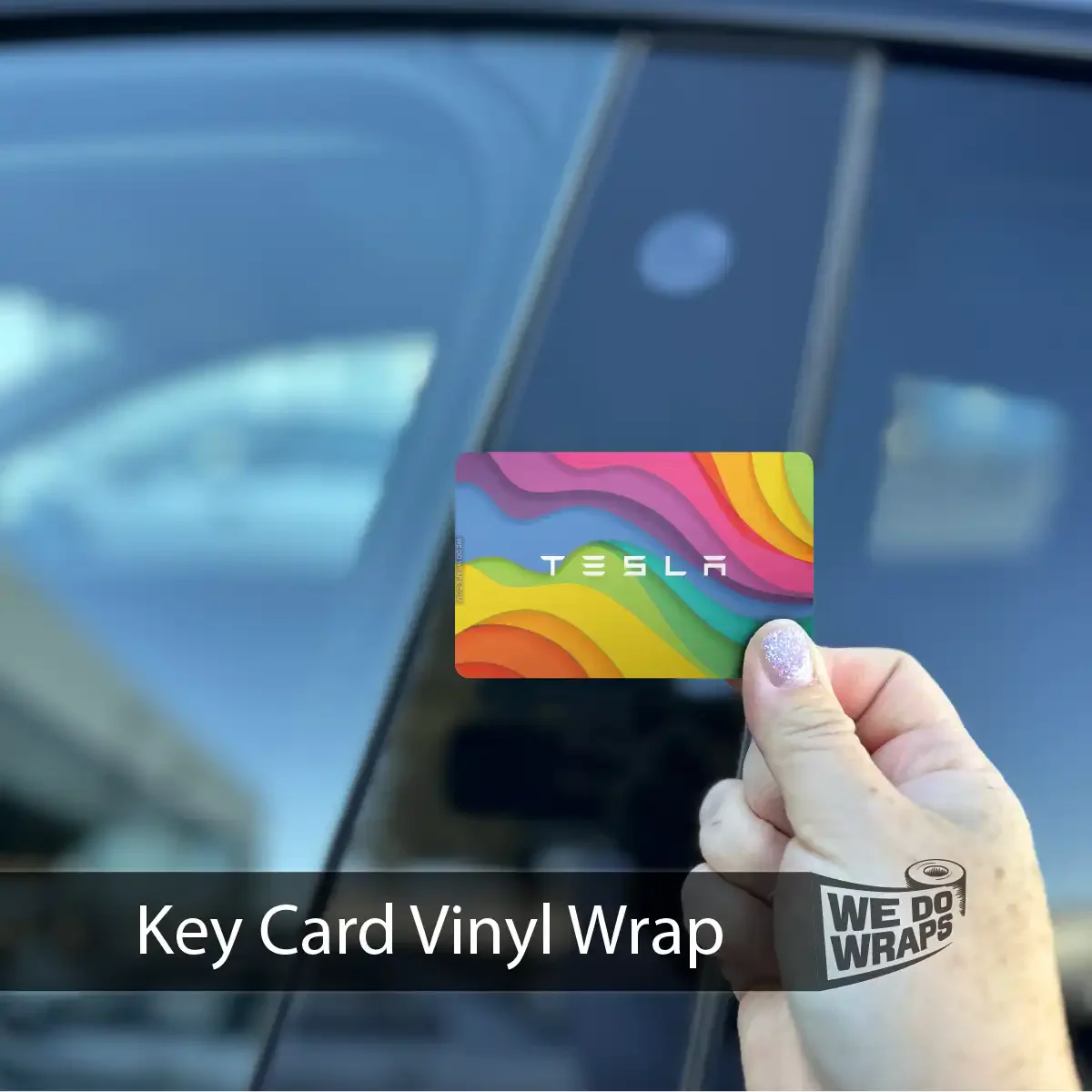 Layered Rainbow | NFC Key Card Wrap - Image 2