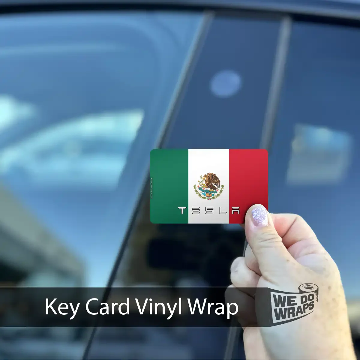 Mexican Flag | NFC Key Card Wrap - Image 2