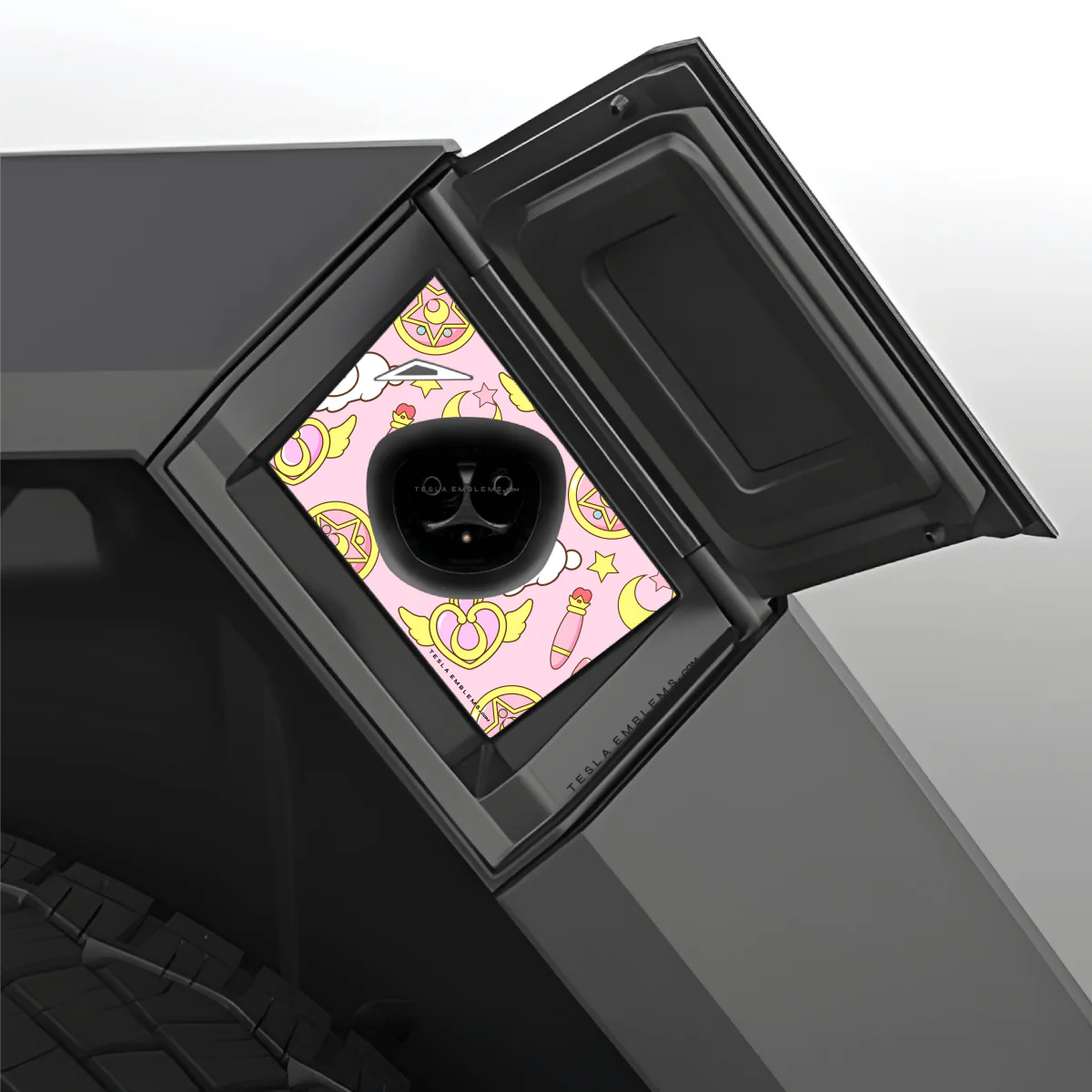 Moon Rabbit Tesla Charge Port Wrap | Cybertruck