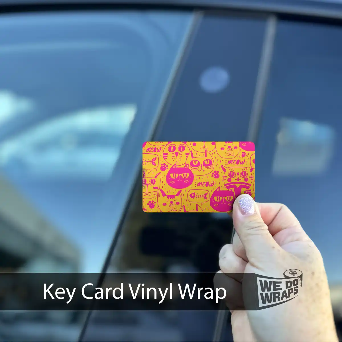 Pink Cats | NFC Key Card Wrap - Image 2