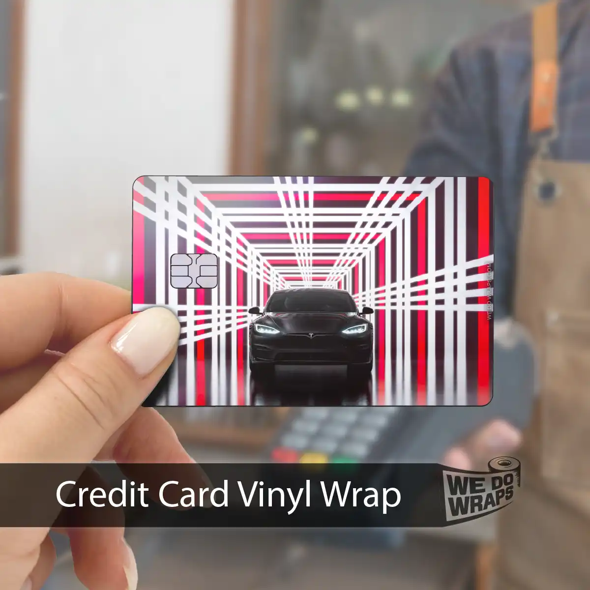Plaid Model S | NFC Key Card Wrap - Image 4