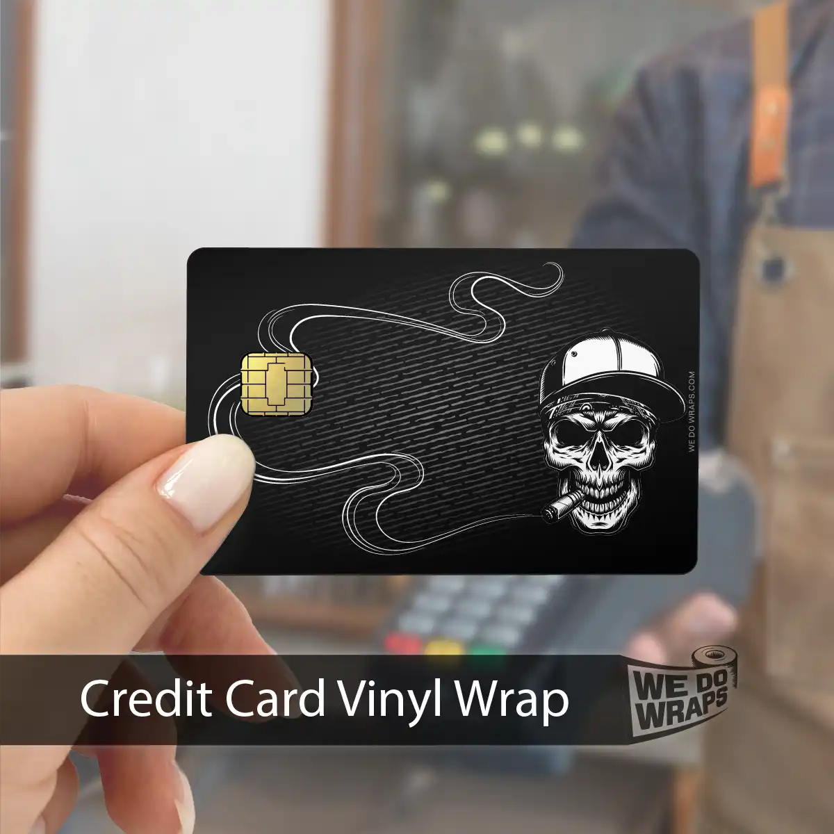 Smoking Skull Art | NFC Key Card Wrap - Image 5