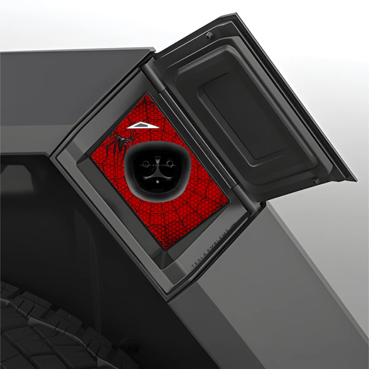 Spidey Senses Tesla Charge Port Wrap | Cybertruck