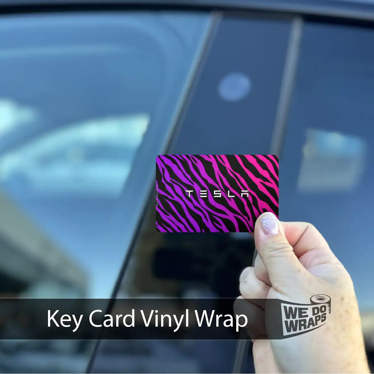 Stylish Zebra | NFC Key Card Wrap - Image 2