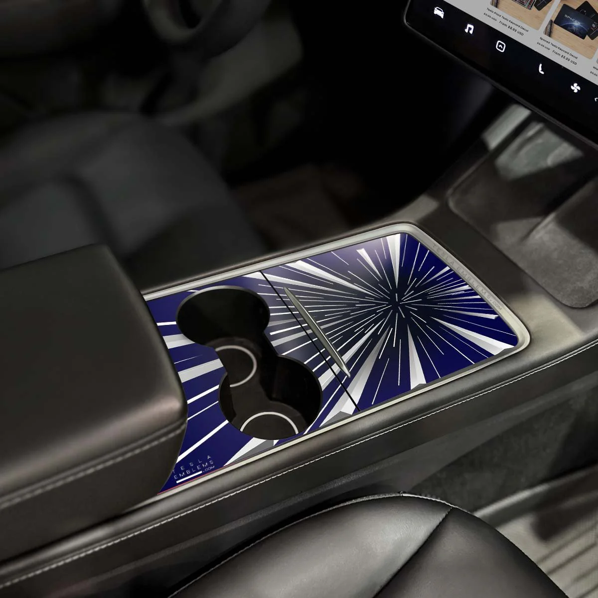 Tesla Insane Performance Mode | Tesla Center Console Wrap Kit | Model 3 '21-24