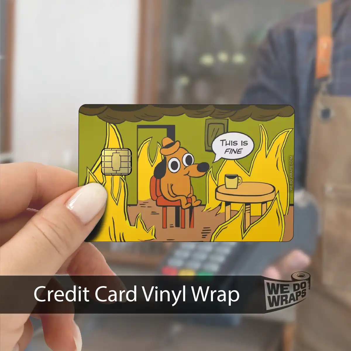 This is Fine Meme | NFC Key Card Wrap - Image 5